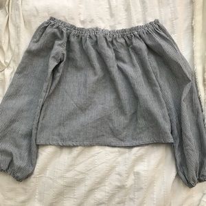 off the shoulder top